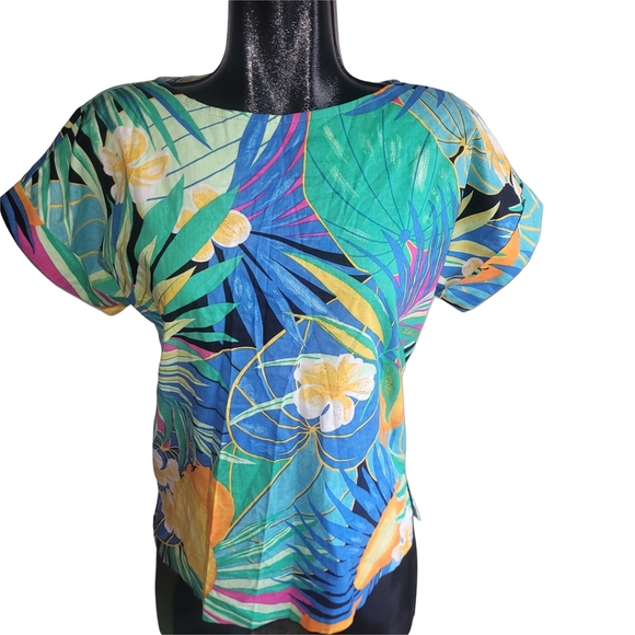 Vintage Tropical Print Skirt Set 8P - Picture 7 of 8